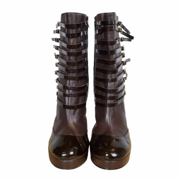 AUTHENTIC HandCrafted MaxMartin American Luxury Boots - Chocolate NWOT - Picture 11 of 16